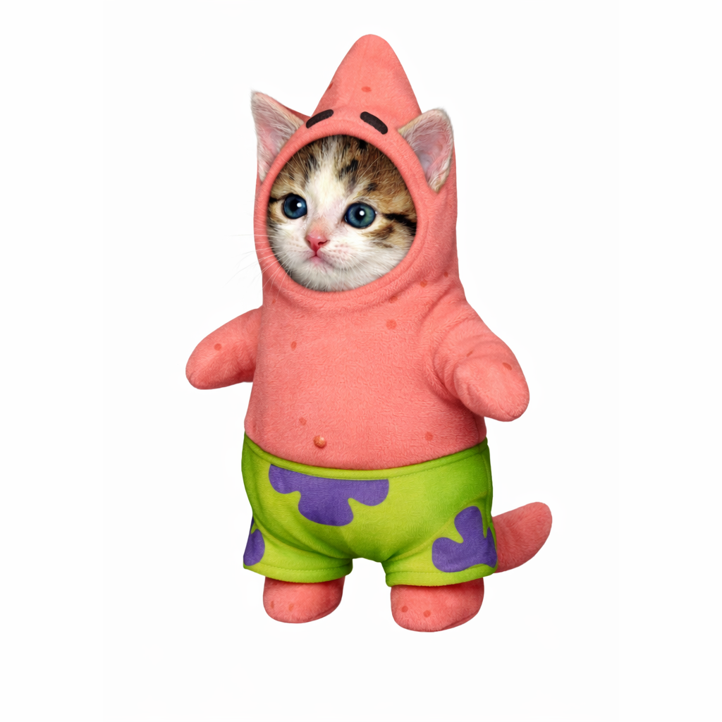 Patrick Star Cat