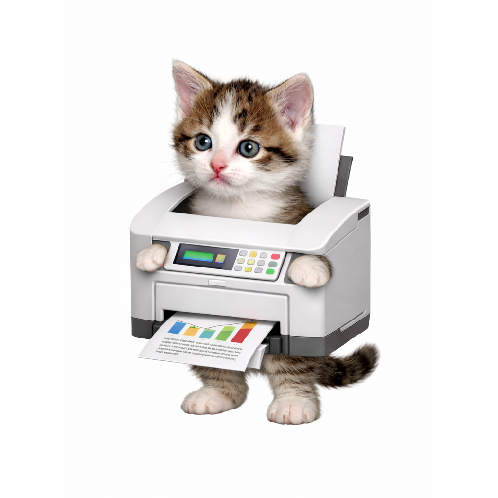Printer Cat